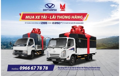 KHUYẾN MÃI “MUA XE TẢI - LÃI THÙNG HÀNG” KHI MUA DOTHANH IZ65, IZ350 VÀ IZ250 SERIES